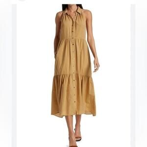 XIRENA FINLEY SAFARI TIERED‎ NWT DRESS SIZE L